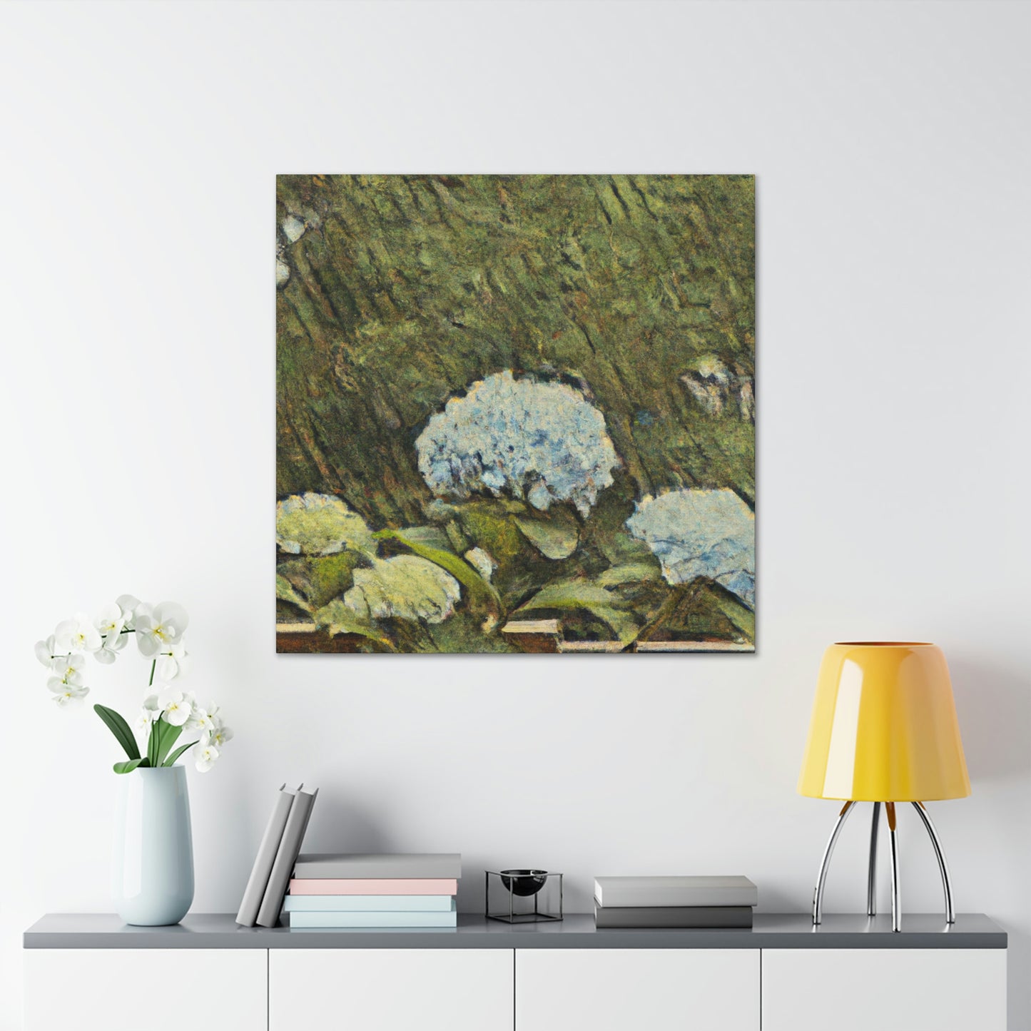 "Hydrangeas in Bloom" - Canvas