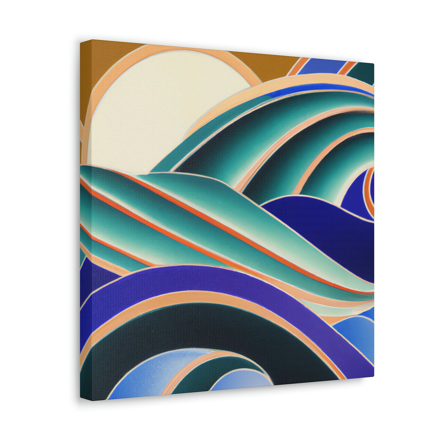 Glimmering Sea Swells - Canvas