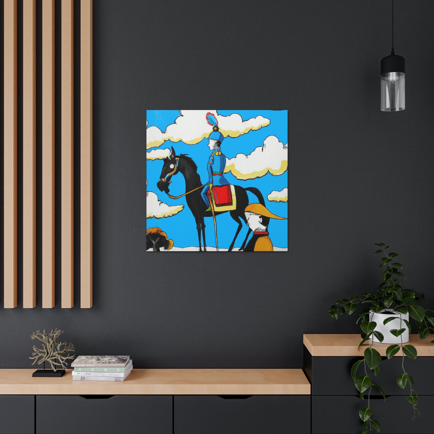 Cavalryman's Surreal Dream - Canvas