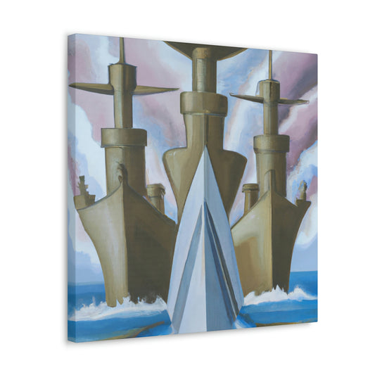 "Battleship in Dreamland" - Canvas