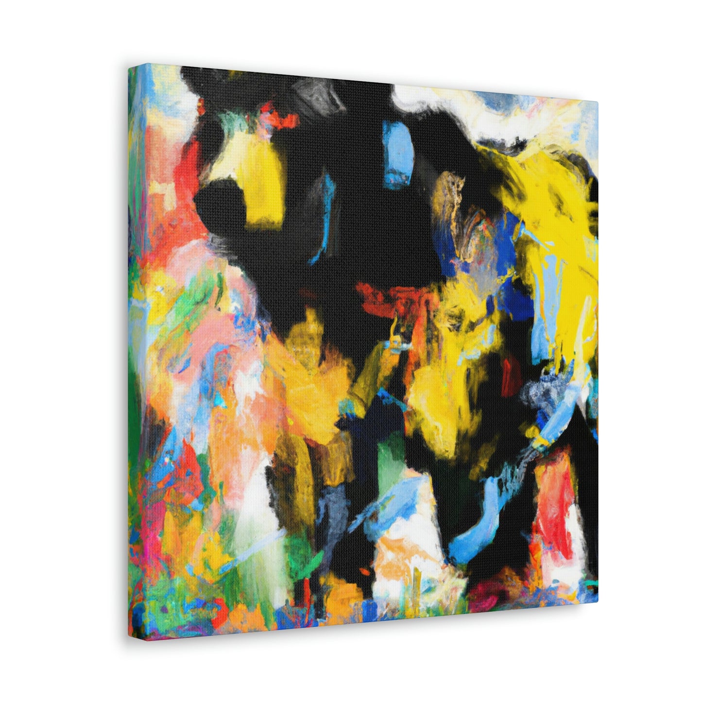 Black Bear Expressionism - Canvas