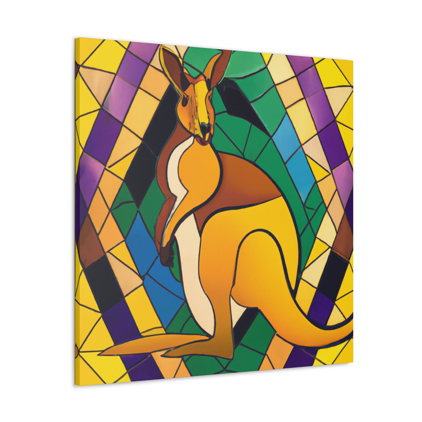 "Wallaby in Regalia" - Canvas