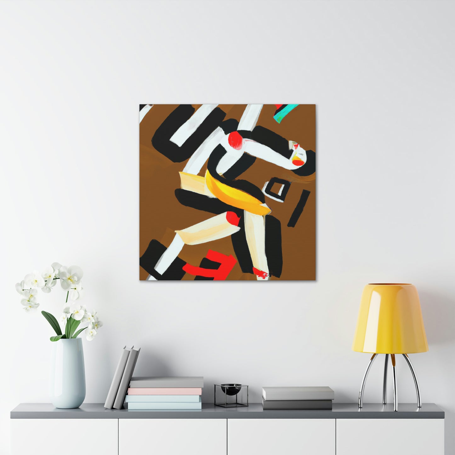 Gymnasts in Motion - Canvas