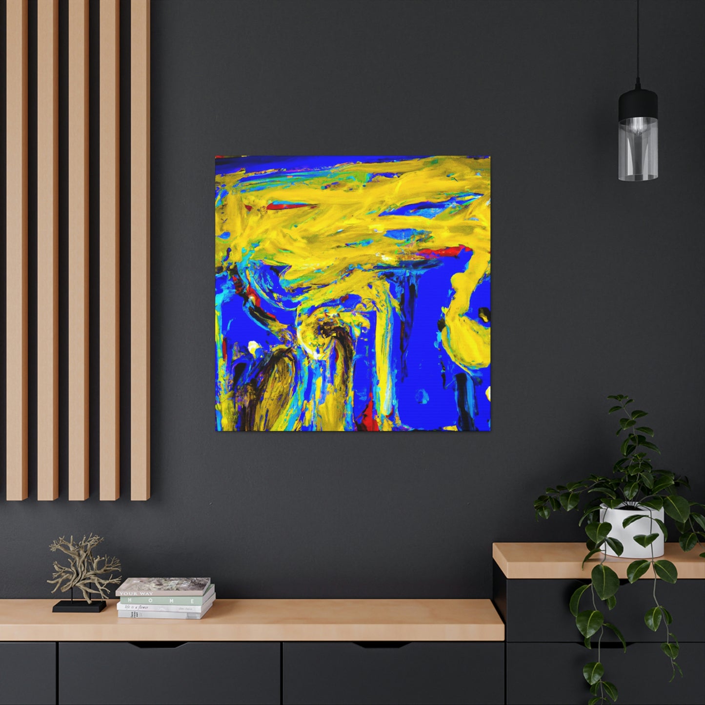 "Brewing Storm of Emotion" - Canvas