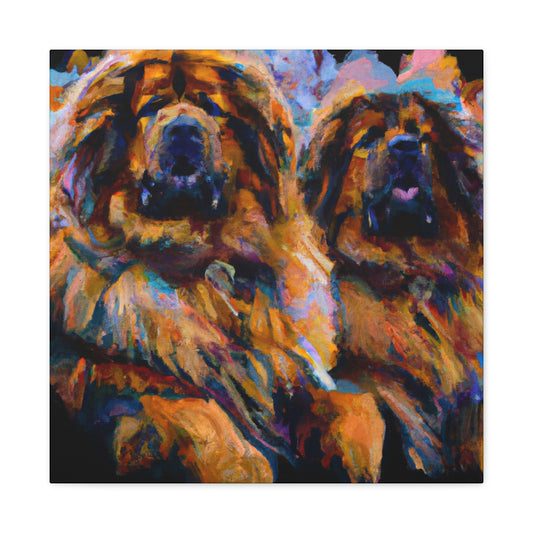 Focused Tibetan Mastiff - Canvas