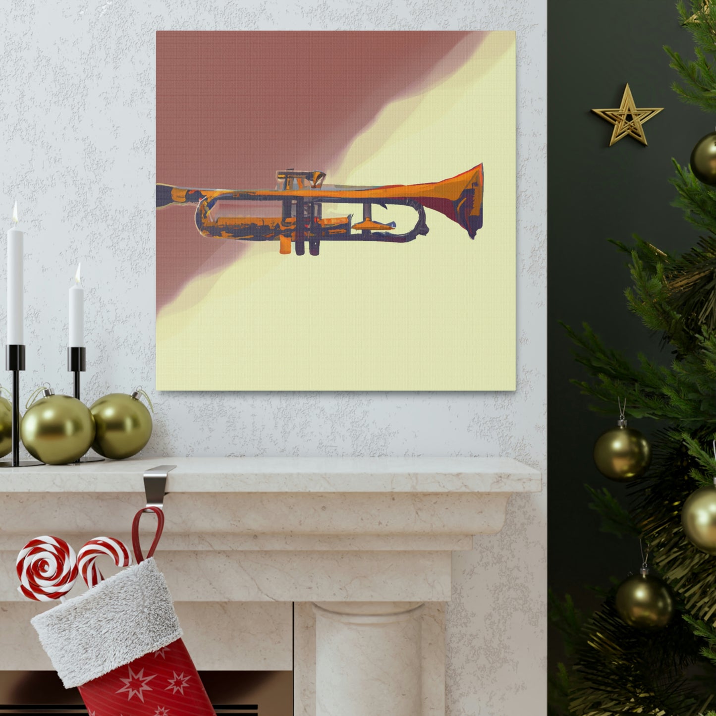 "A Brassy Trumpet Song" - Canvas