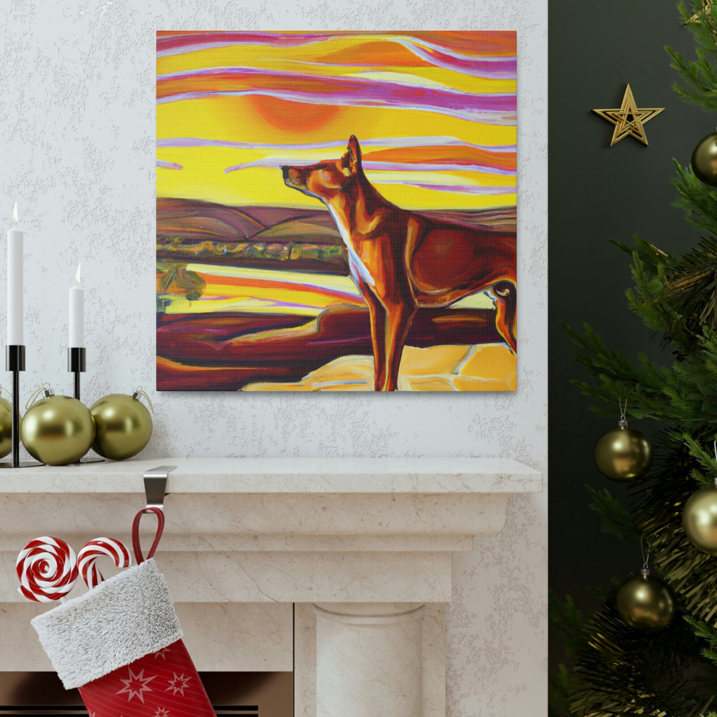 "Dingo in the Distance" - Canvas