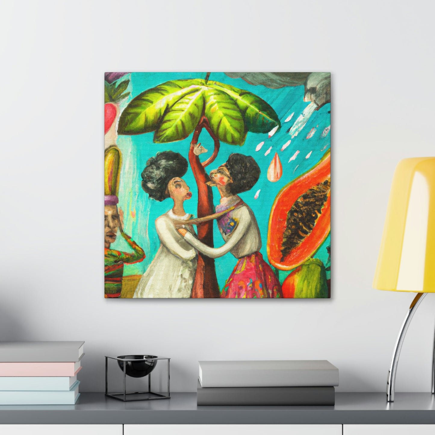 Love in the Rain - Canvas