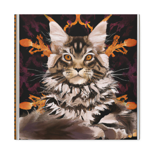 Maine Coon Majesty - Canvas