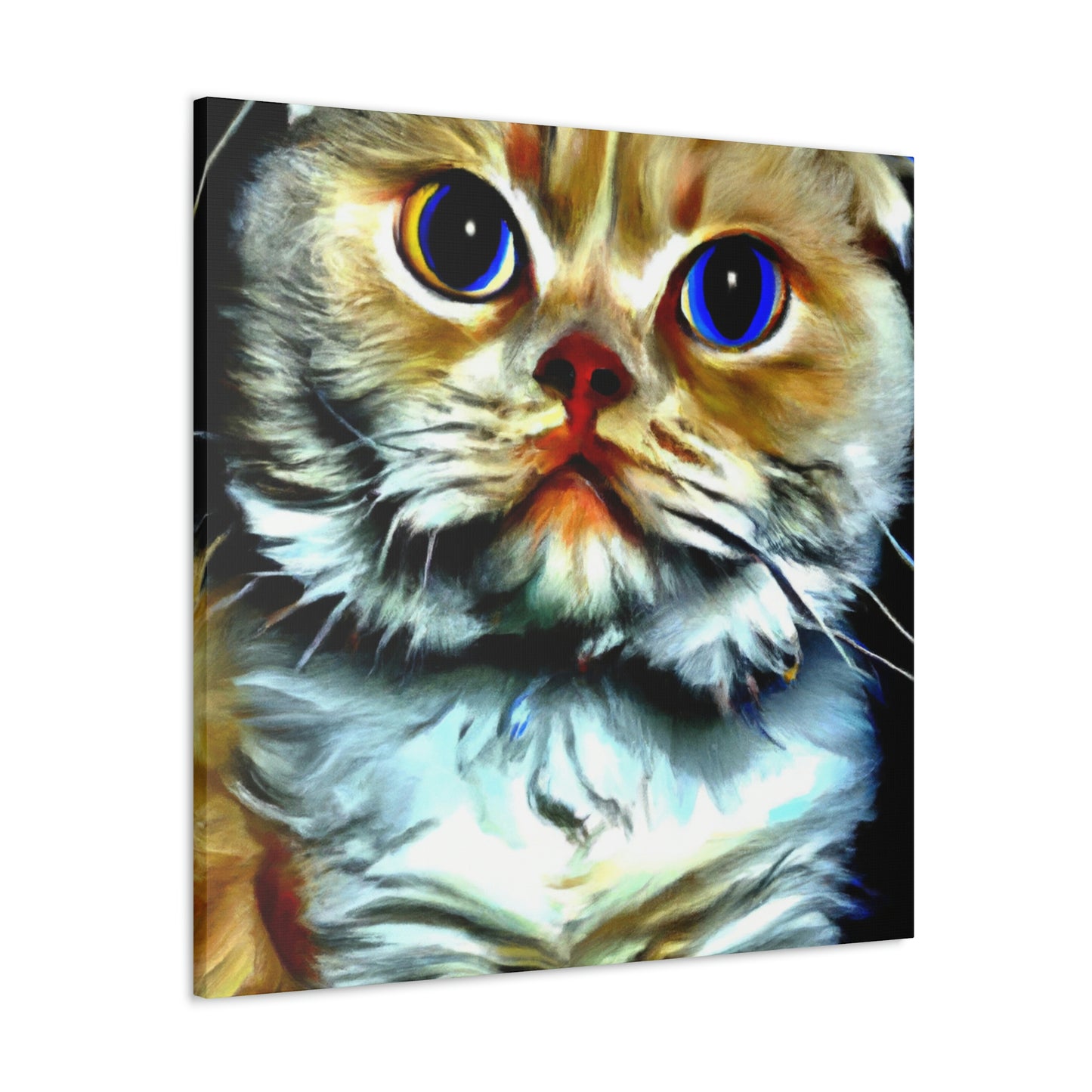 Feline Furry Enchantment - Canvas