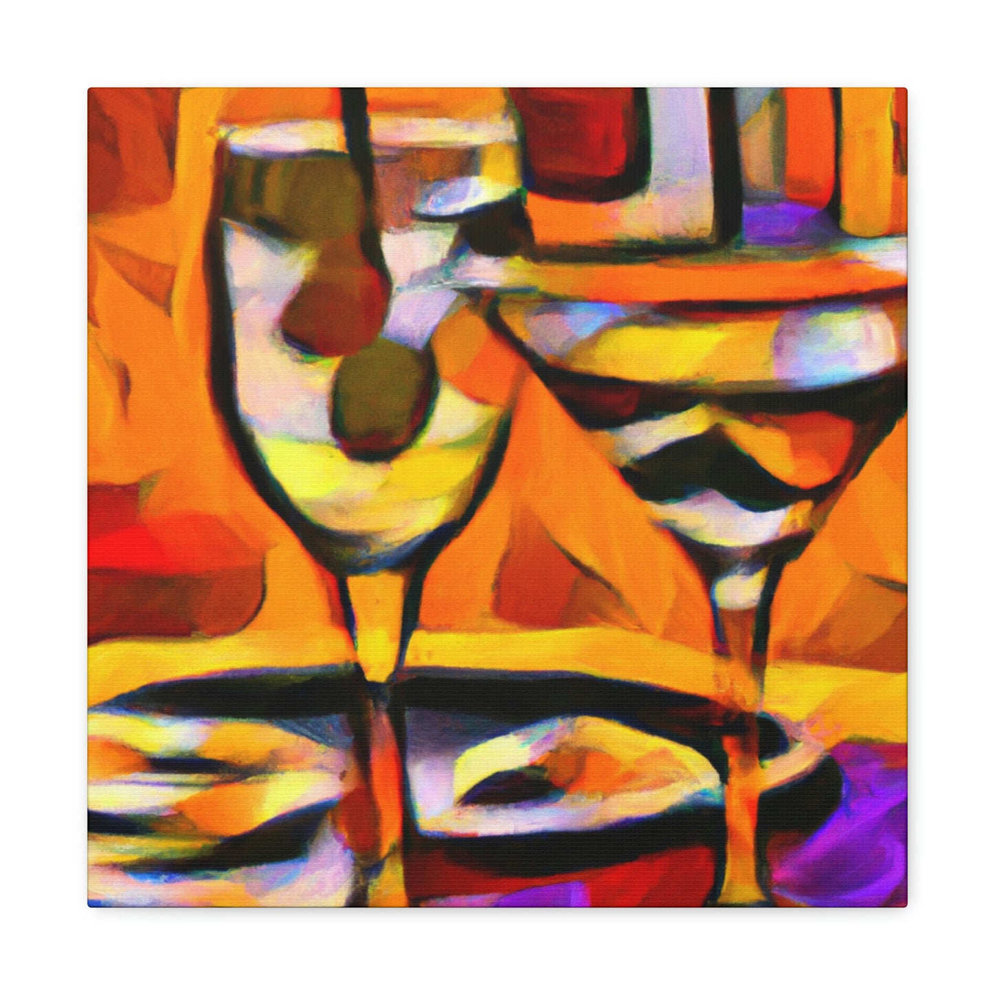 Boozy Brushstrokes - Canvas