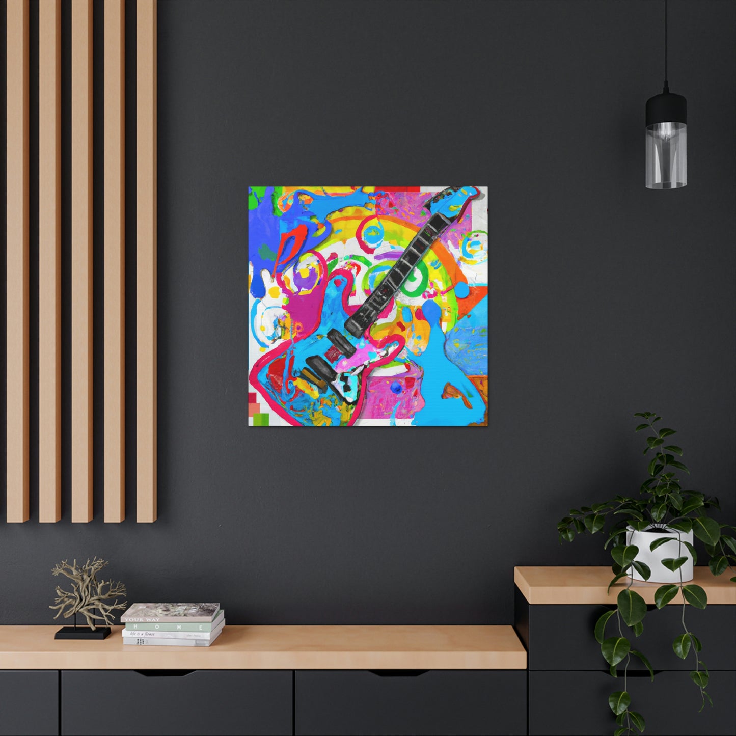 Electric Guitar Jolt - Canvas