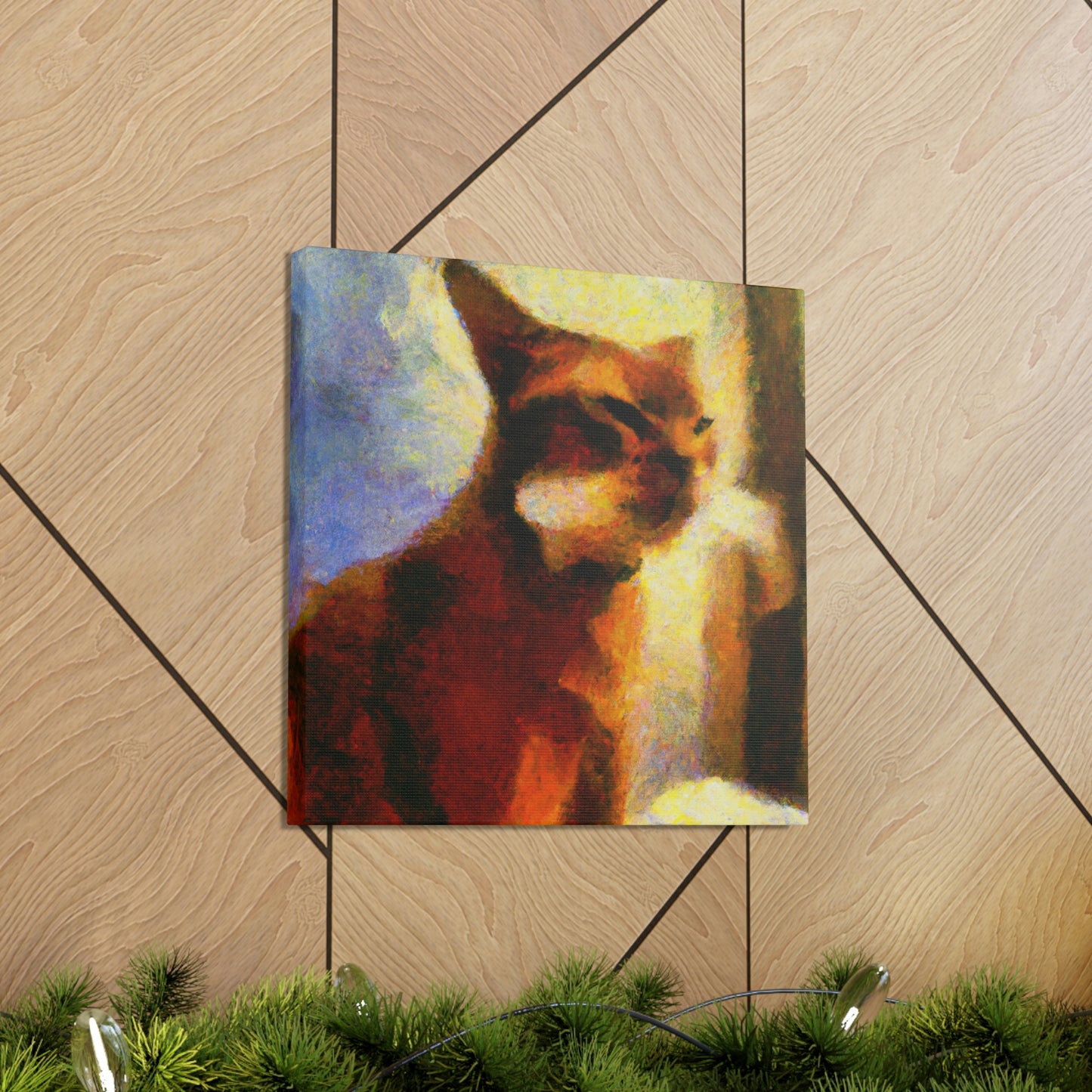 Abyssinian Splendor Portrayed - Canvas