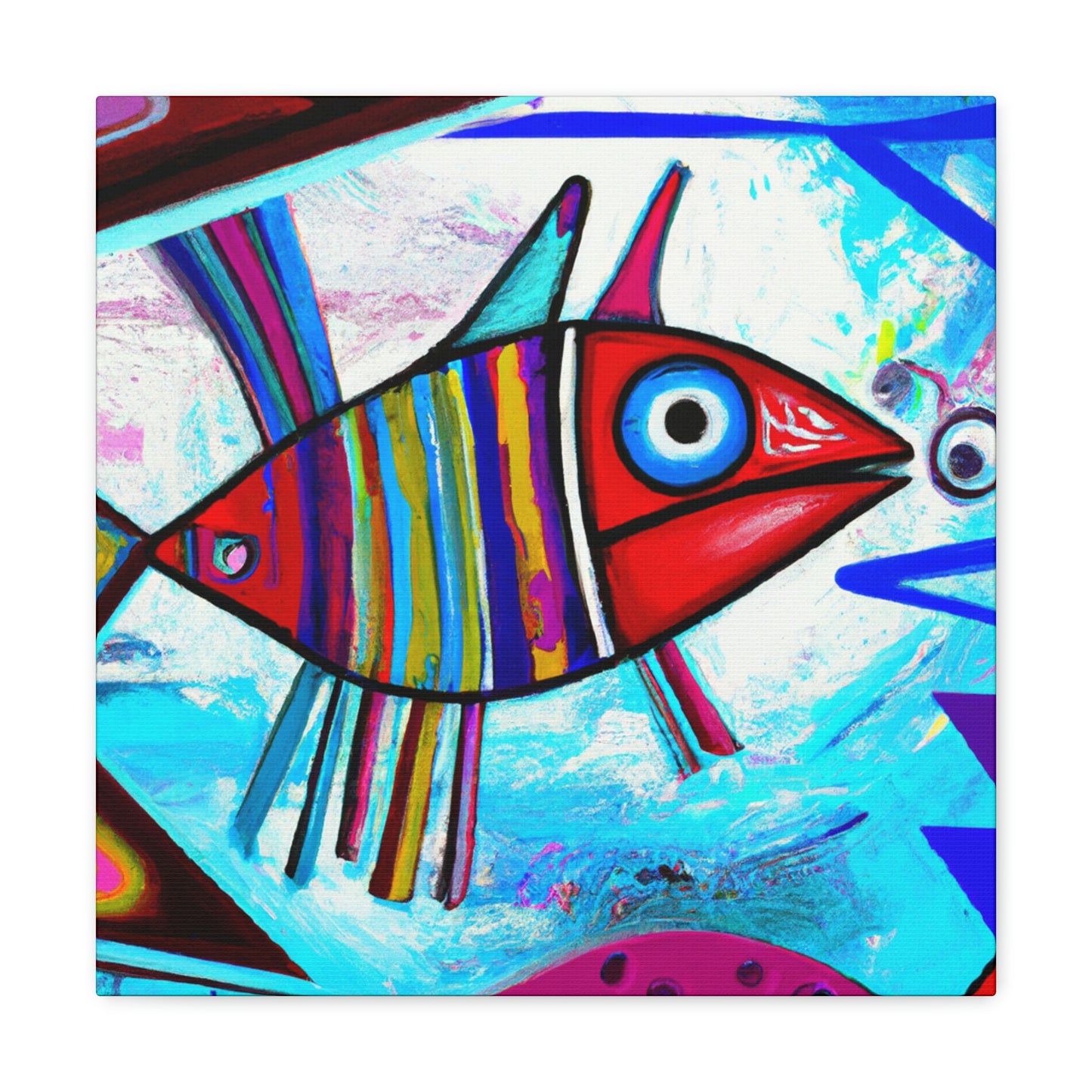 "Fish of the Unseen" - Canvas