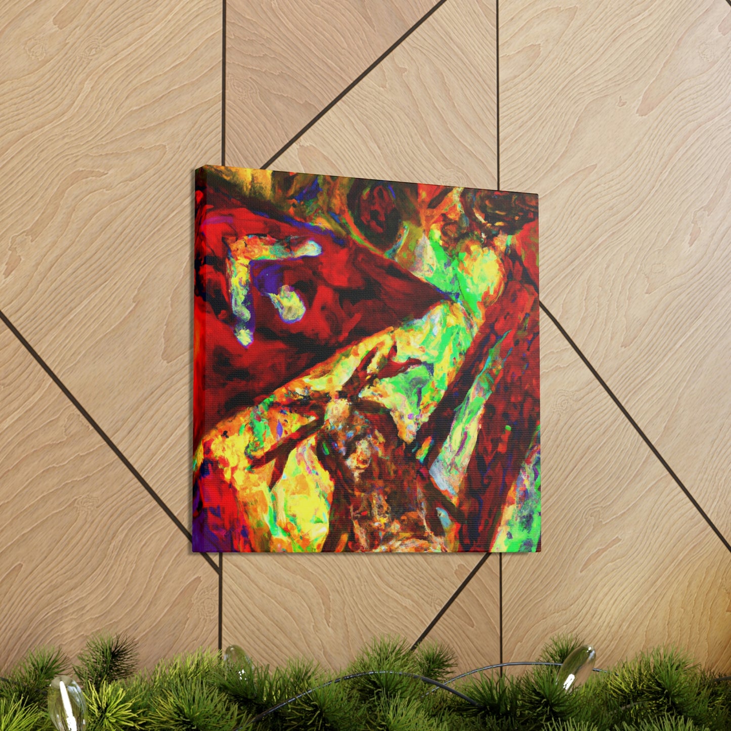 "Chaotic Reflection Symphony" - Canvas