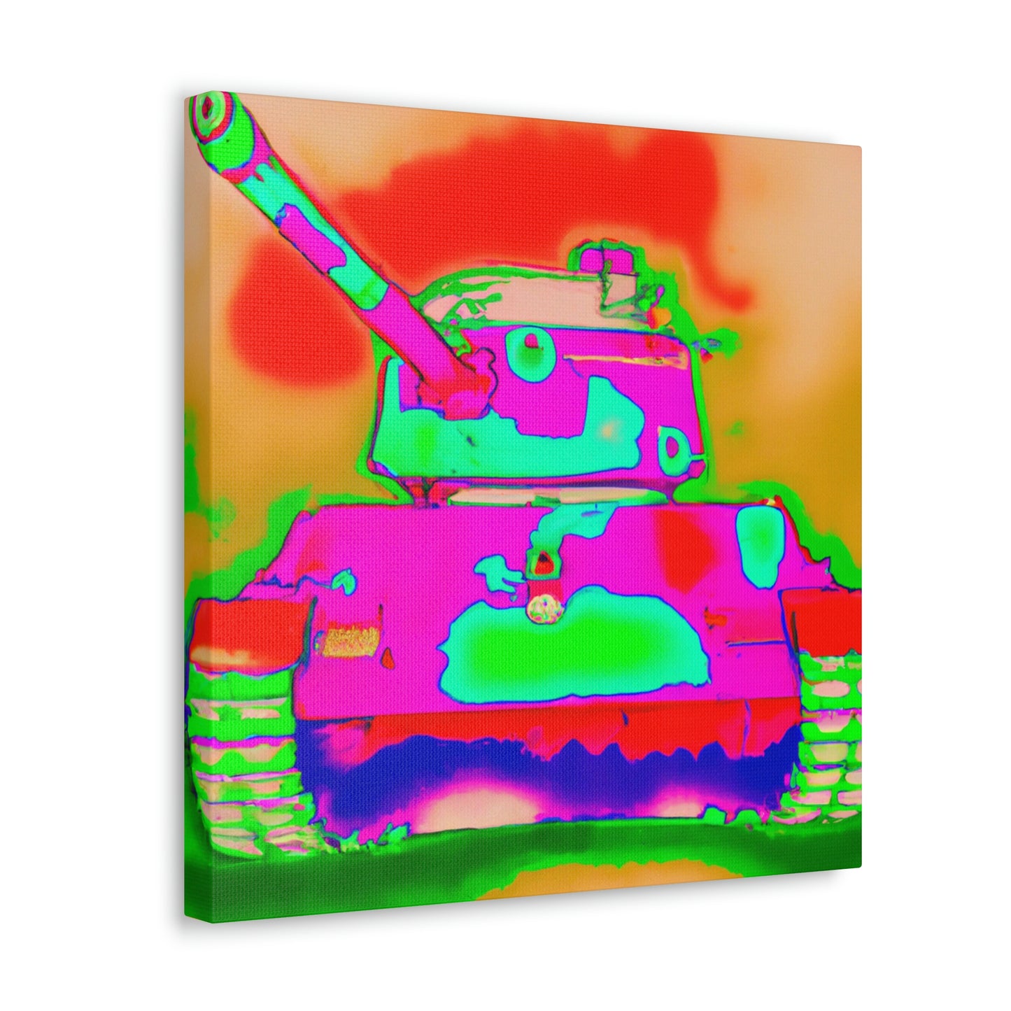 Tank Pop Explosion - Canvas