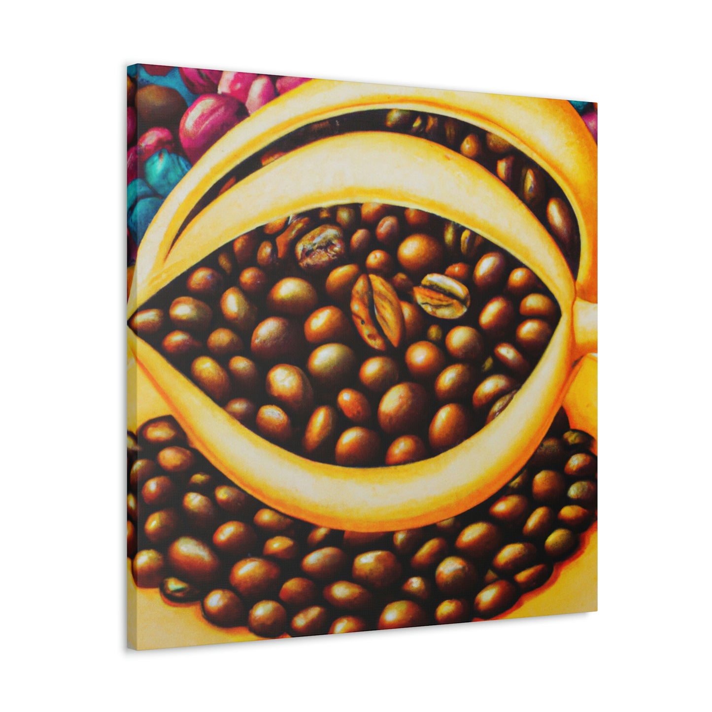 "Coffee Beans Dreamscape" - Canvas