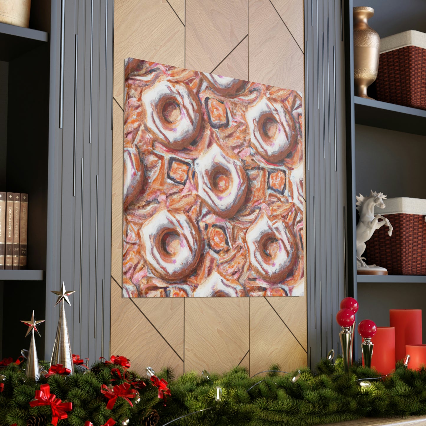 "Sugared Doughnut Delight" - Canvas