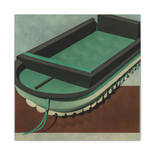 "Pontoon Boat Minimalism" - Canvas