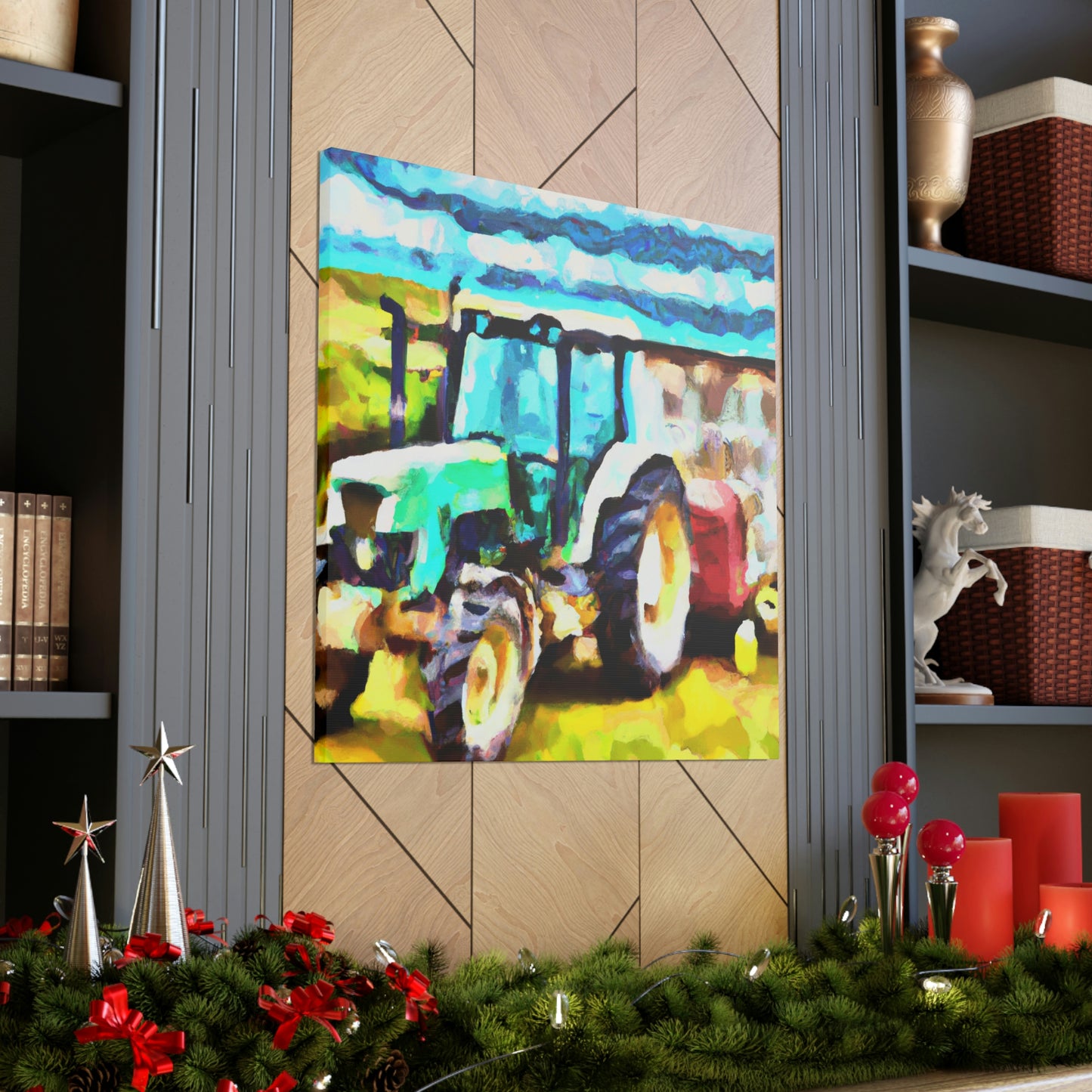 A Tractor's Endurance - Canvas