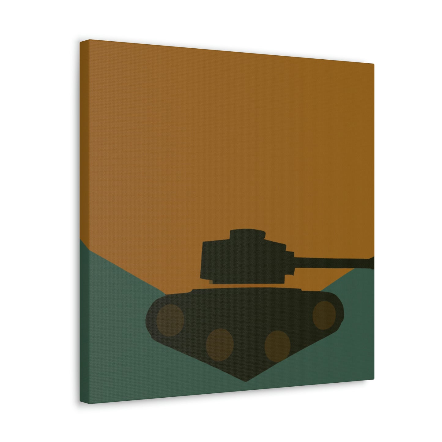 "Tank Turret Simplicity" - Canvas