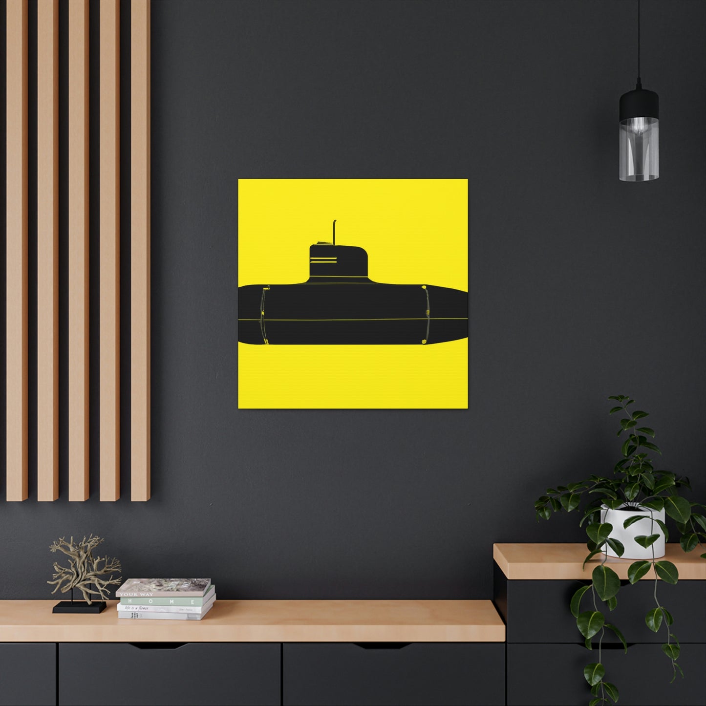 Submarine in Solitude - Canvas