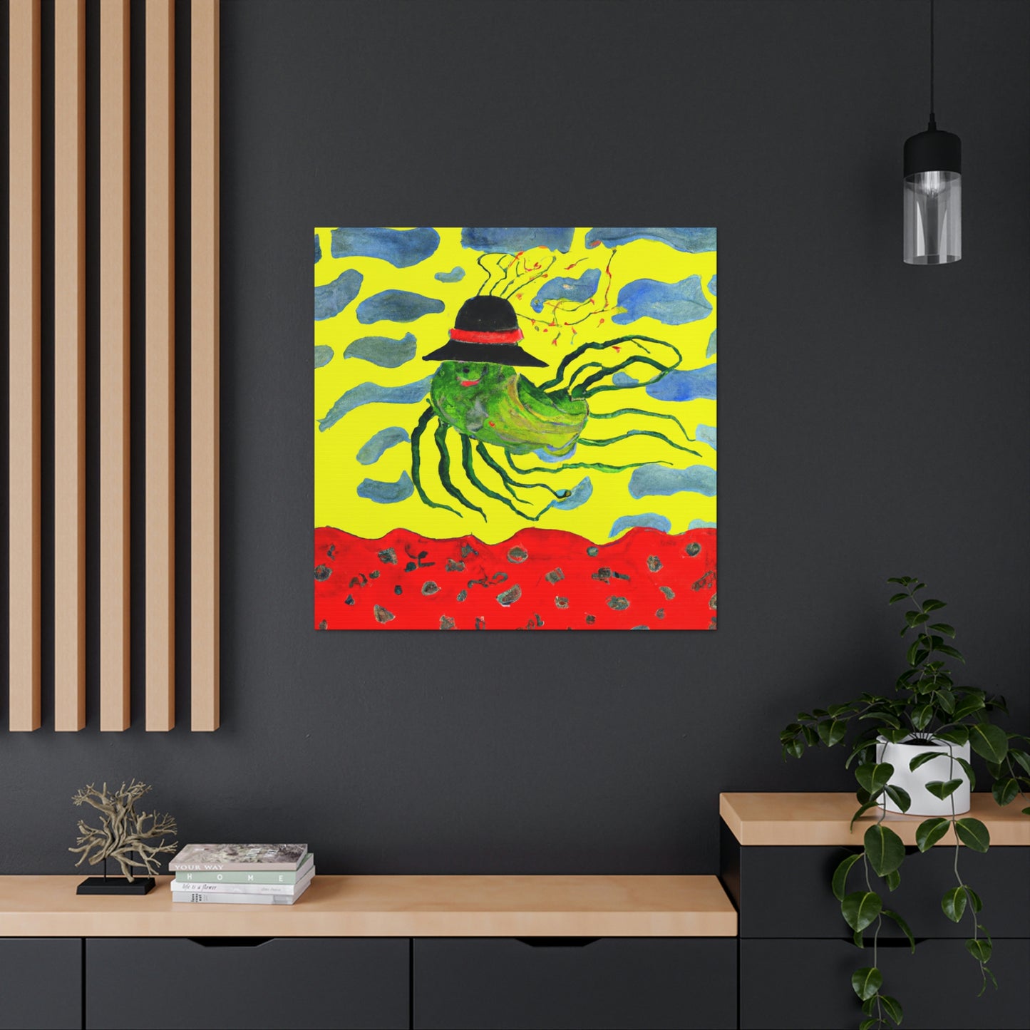 Jellyfish in Twilight - Canvas