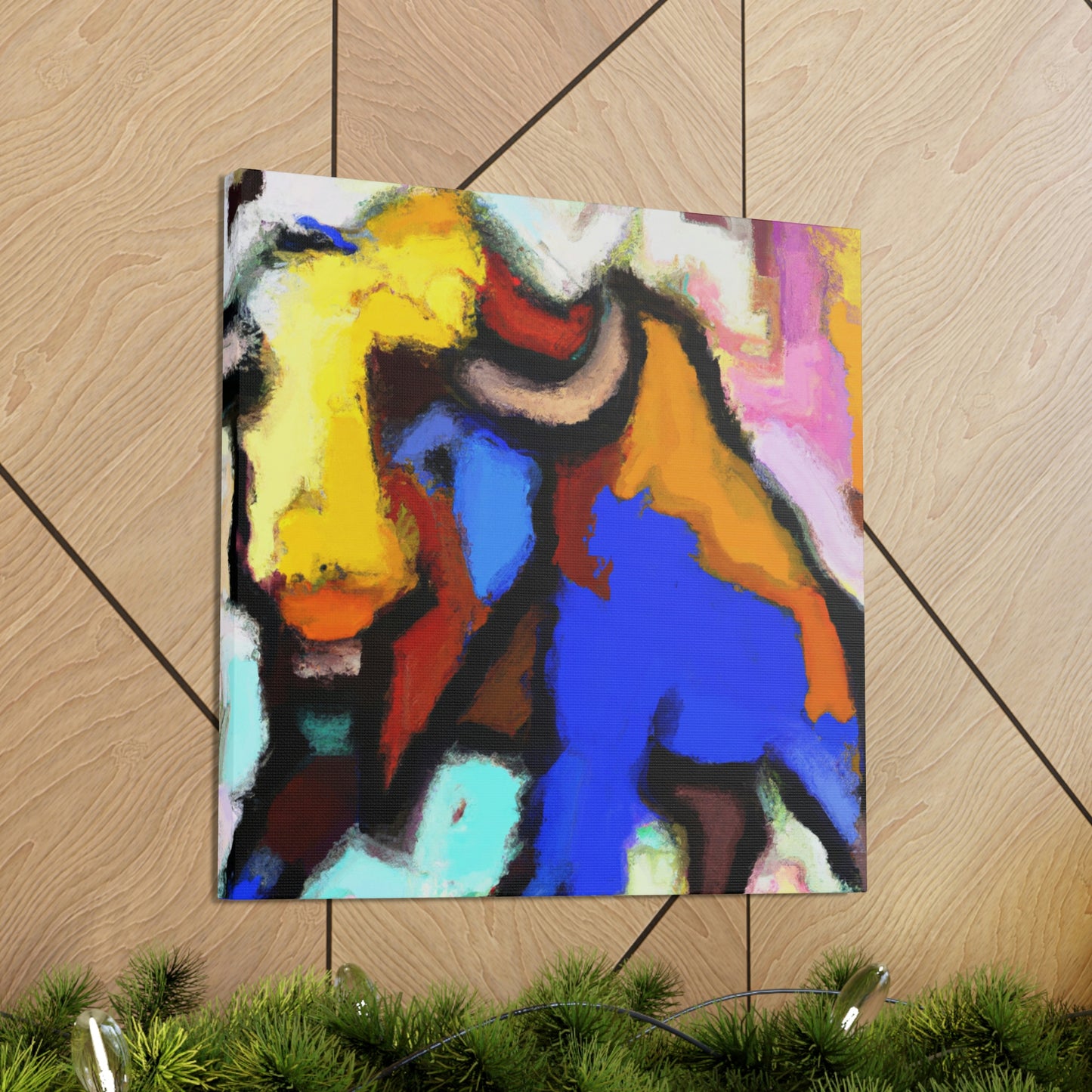 "Bison in the Wild" - Canvas