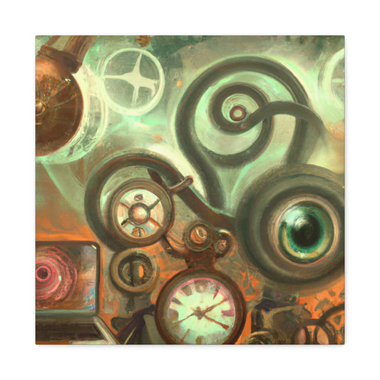 "The Clockwork Clockworkers" - Canvas