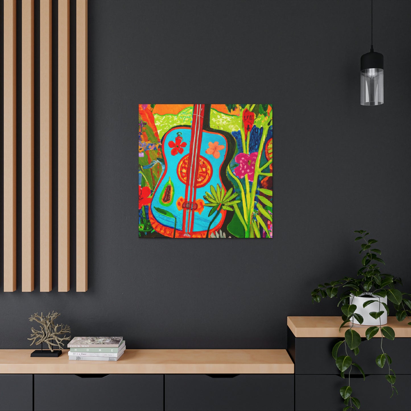 "Rockin' Bass Melody" - Canvas