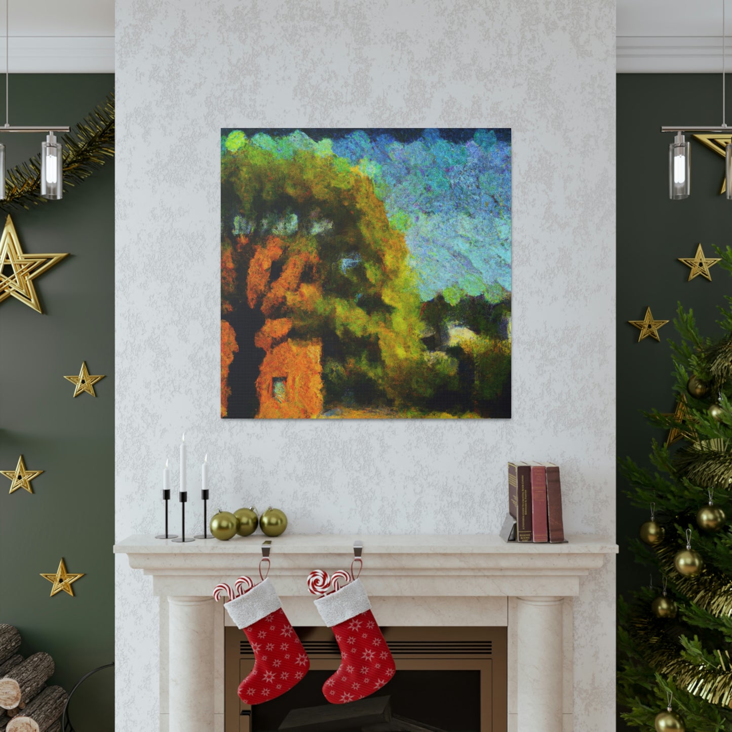 Oak Tree Splendor. - Canvas