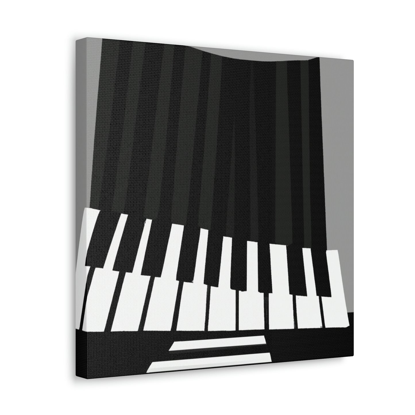 "Piano Reflection Silence" - Canvas