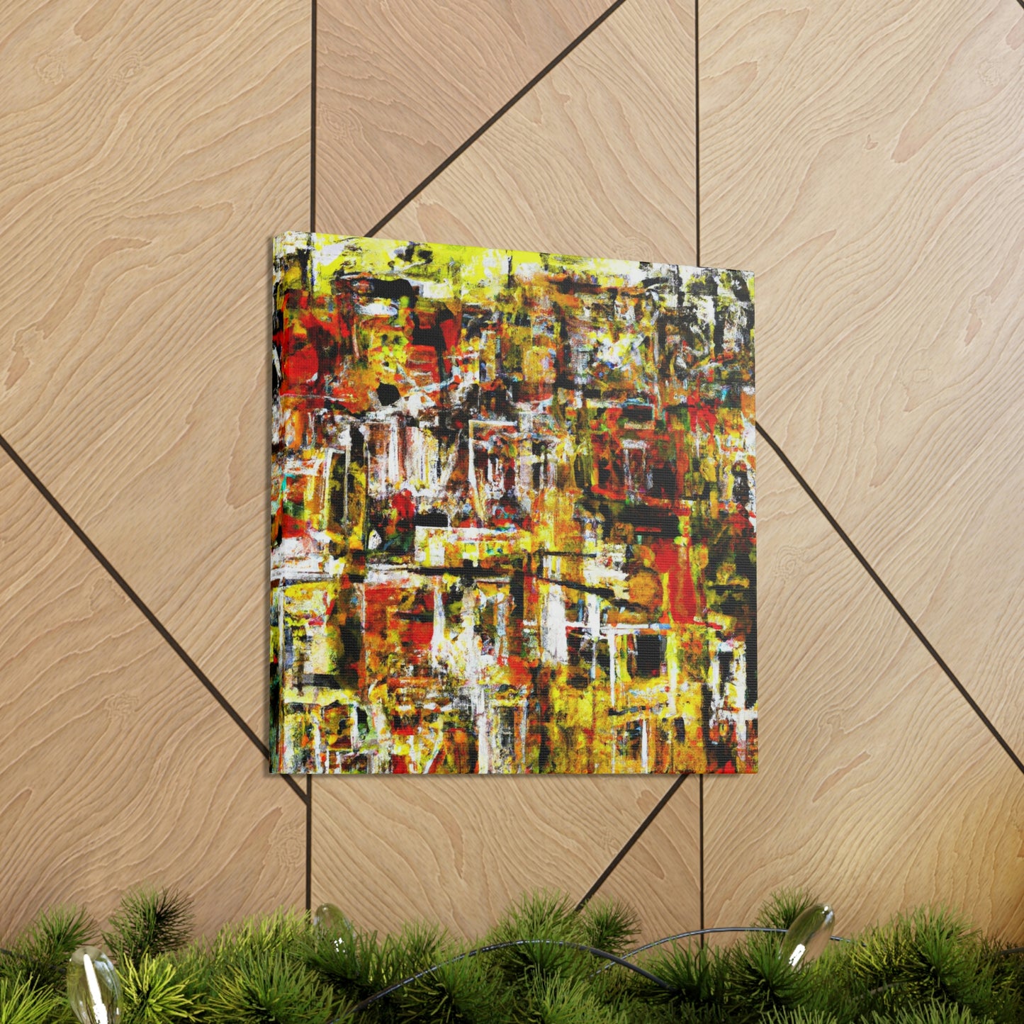 "Colonial Abstract Expressionism" - Canvas