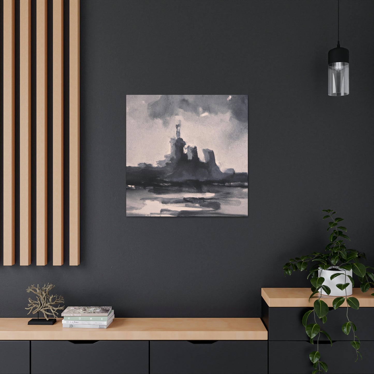 "Battleship At Sea" - Canvas