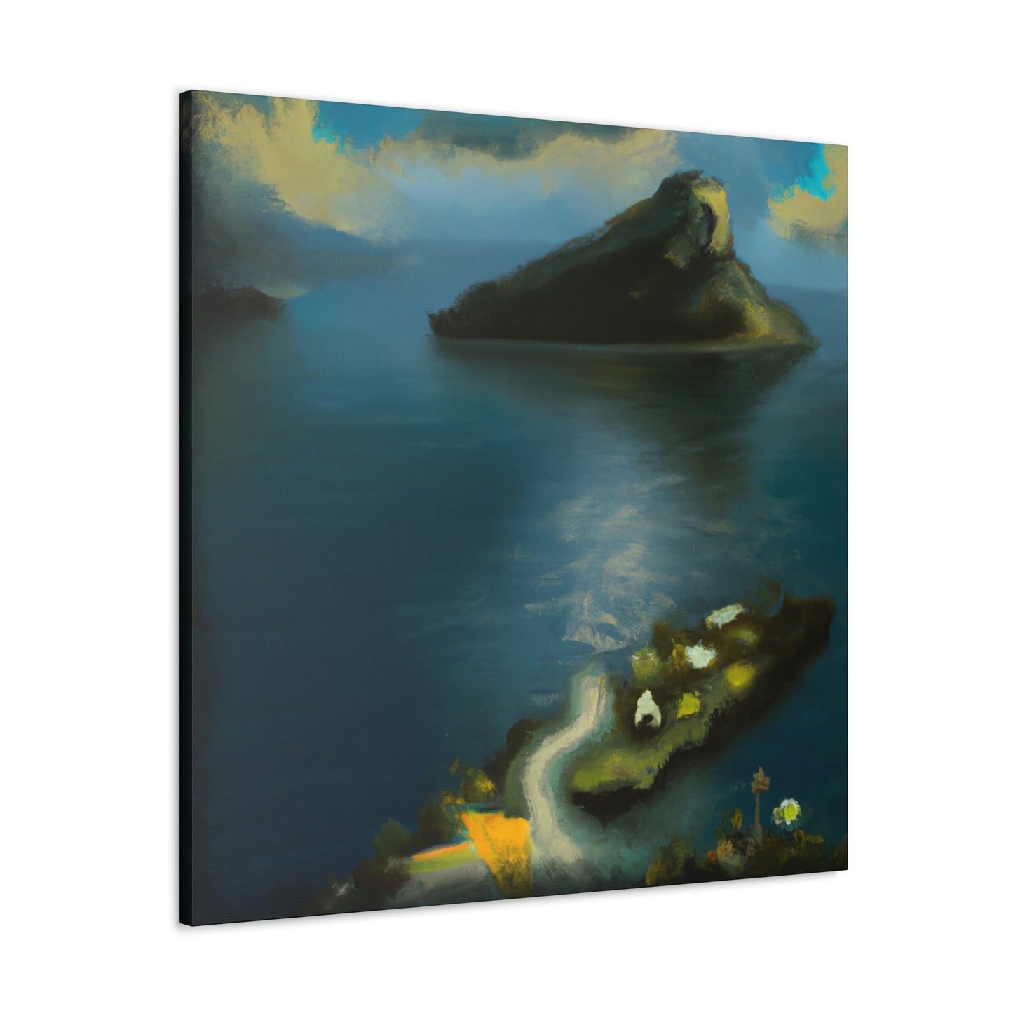 Island in Abstract Space - Canvas