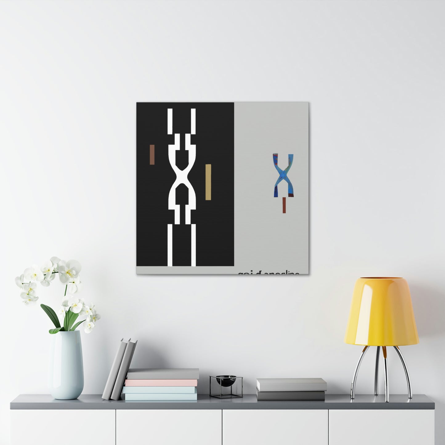 "Gene Splicing Symphony" - Canvas