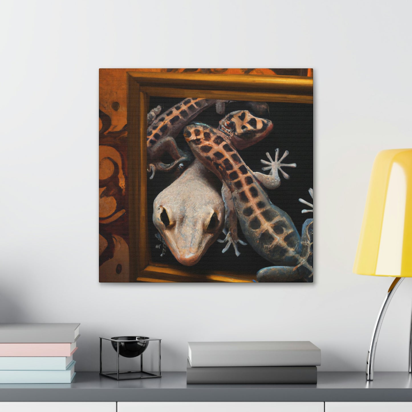 Geckos at Dawn. - Canvas