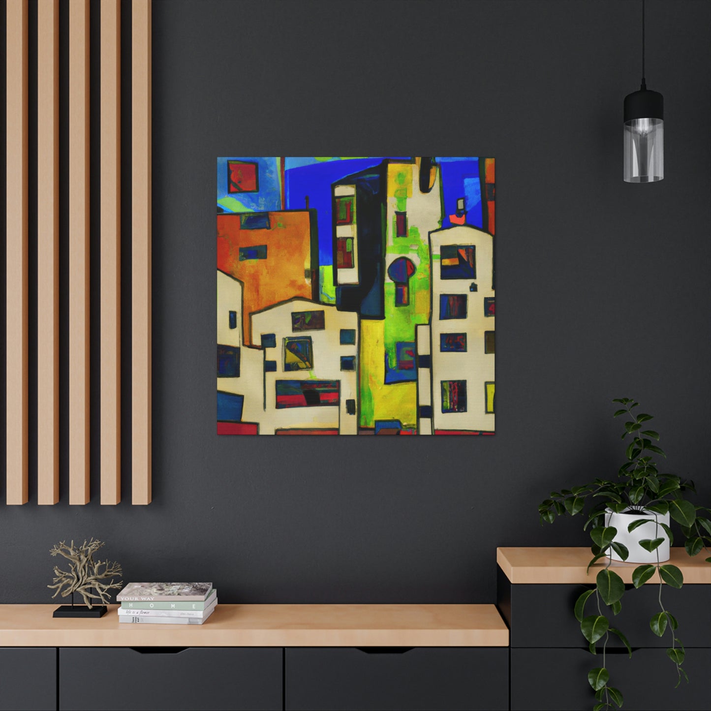 "Bauhaus: Expressionist Dream" - Canvas