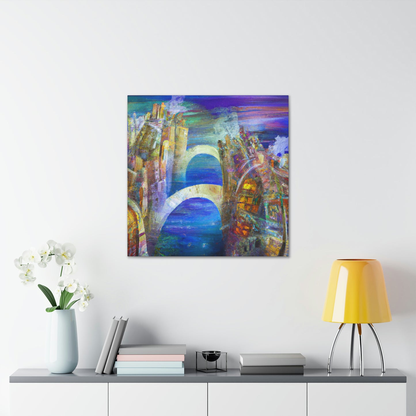 "Art Nouveau Reflection" - Canvas