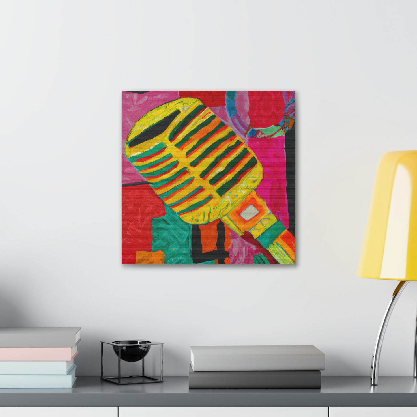 "Voice of the Microphone" - Canvas