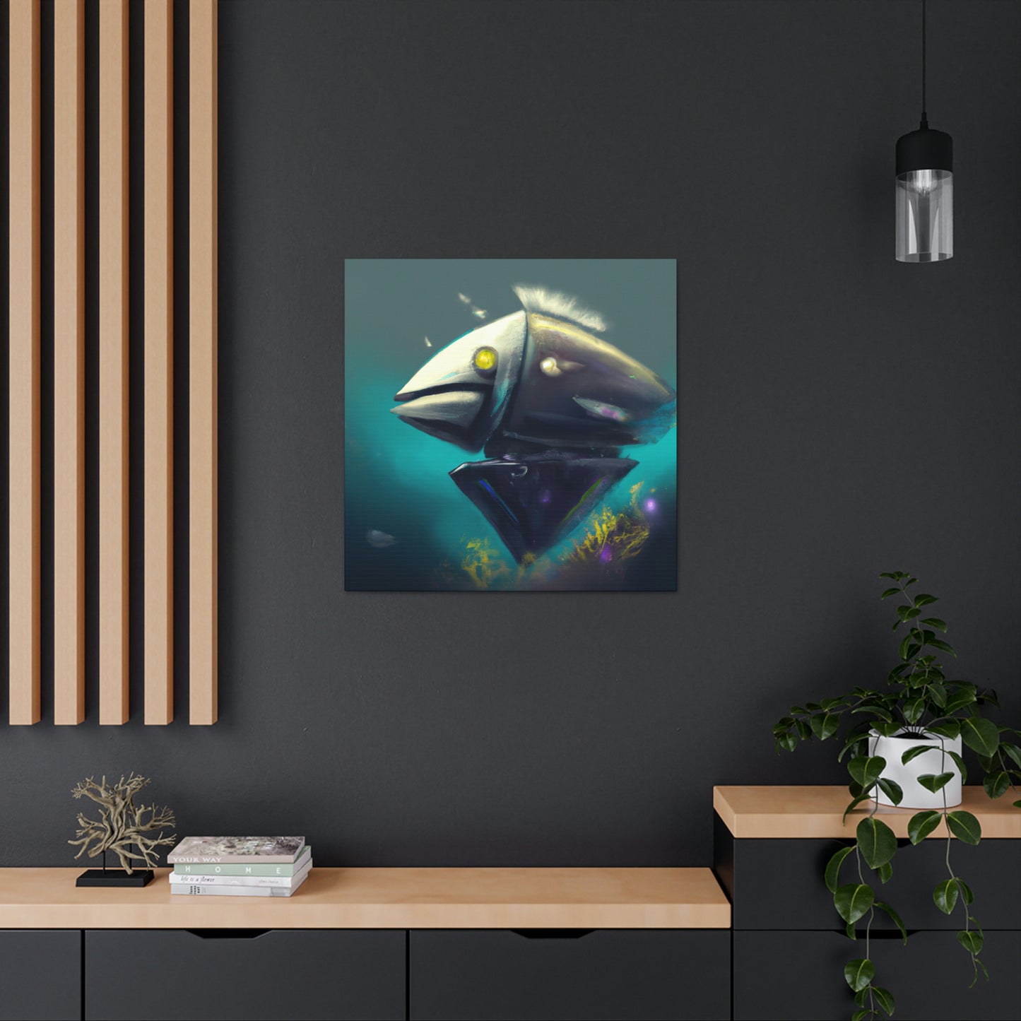 Fish of Simplicity - Canvas