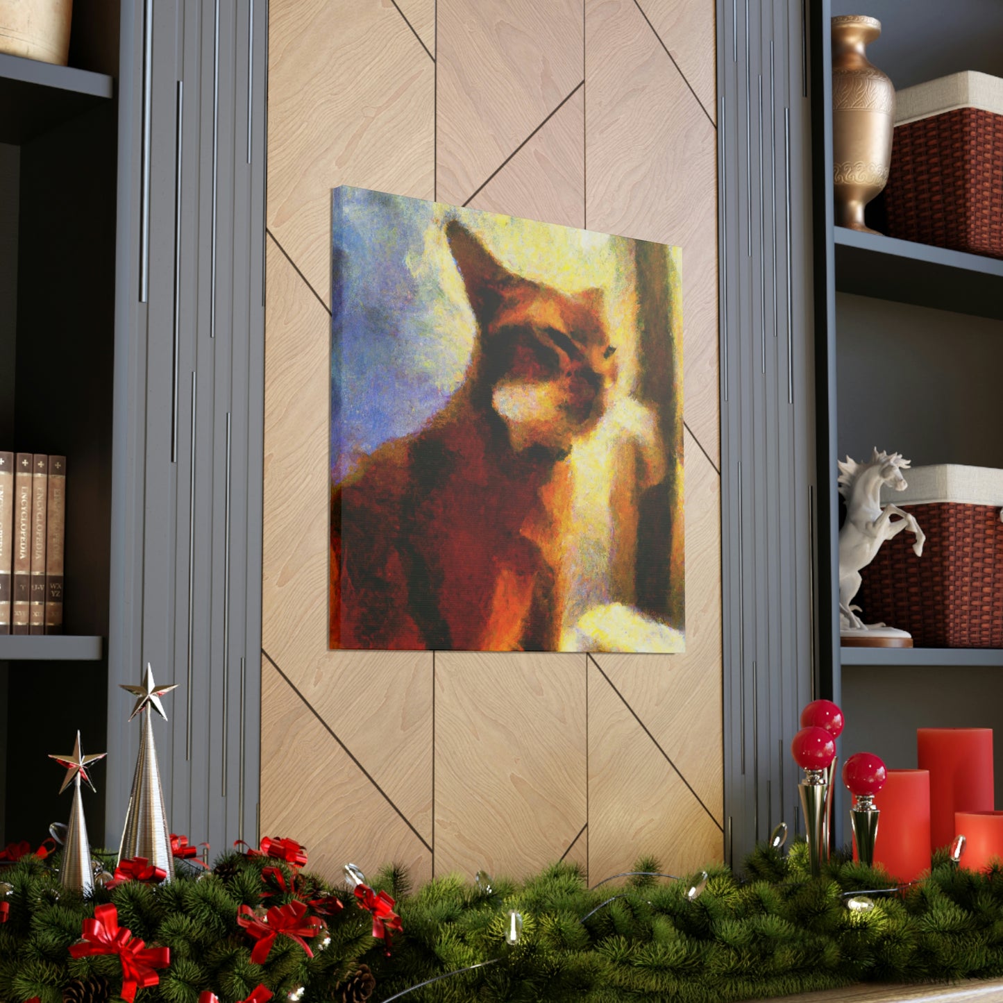 Abyssinian Splendor Portrayed - Canvas