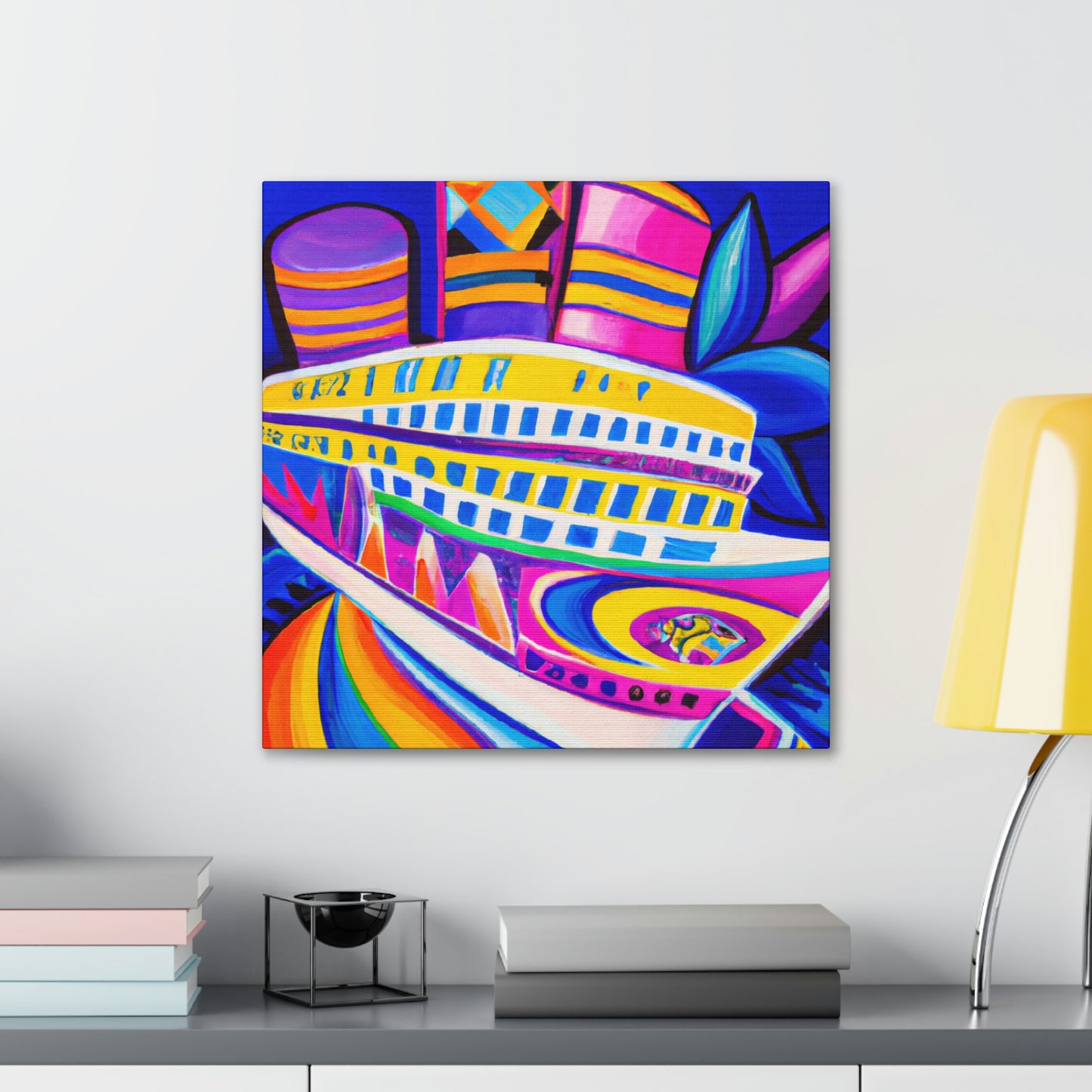 "Cruising the Deco Era" - Canvas