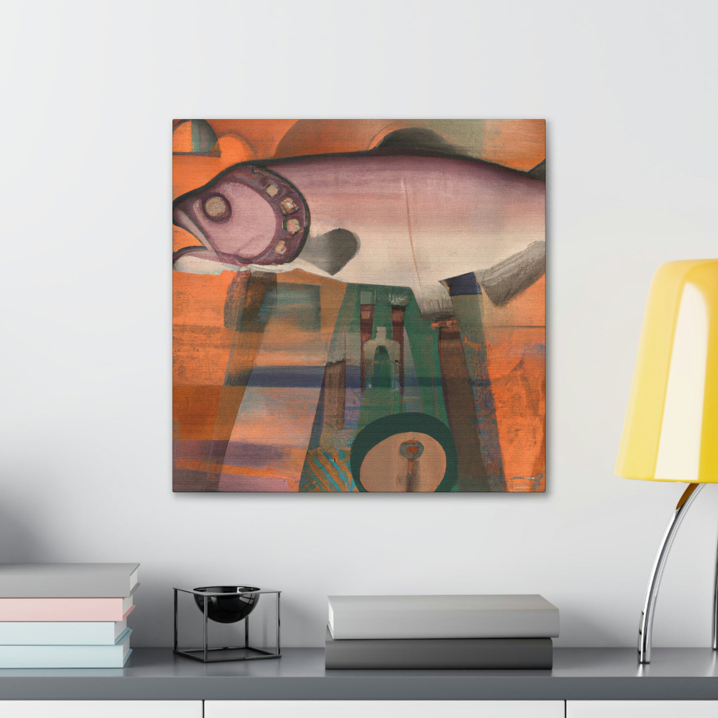 Salmon in a Dream - Canvas