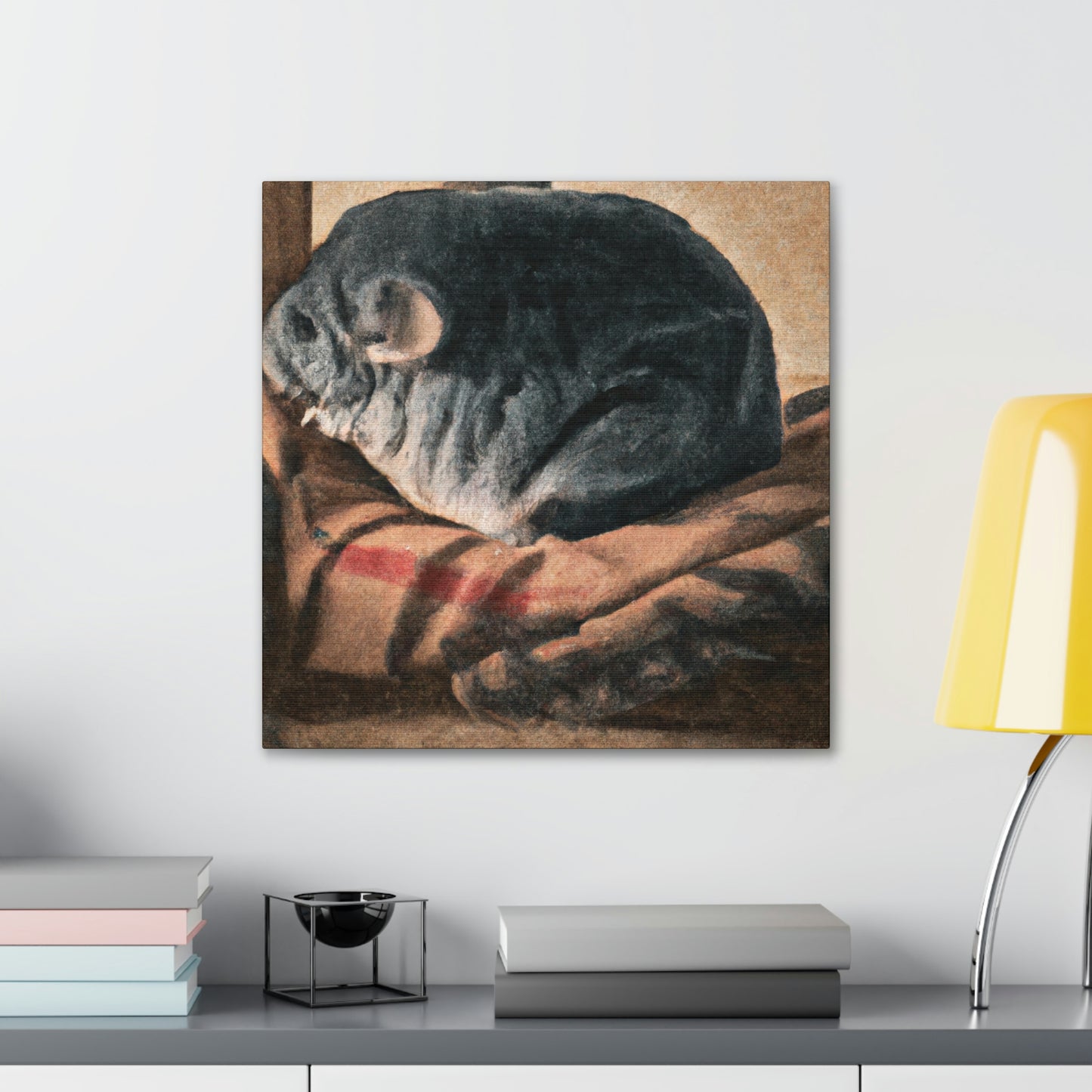 "Chinchilla in Dreamscapes" - Canvas