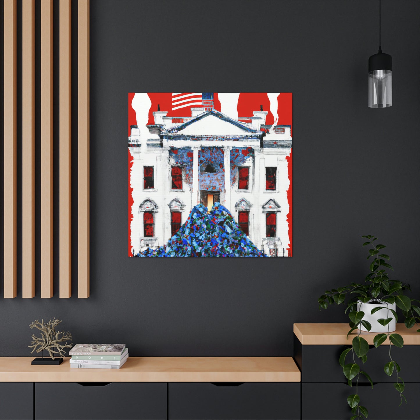 The White House Grandeur - Canvas