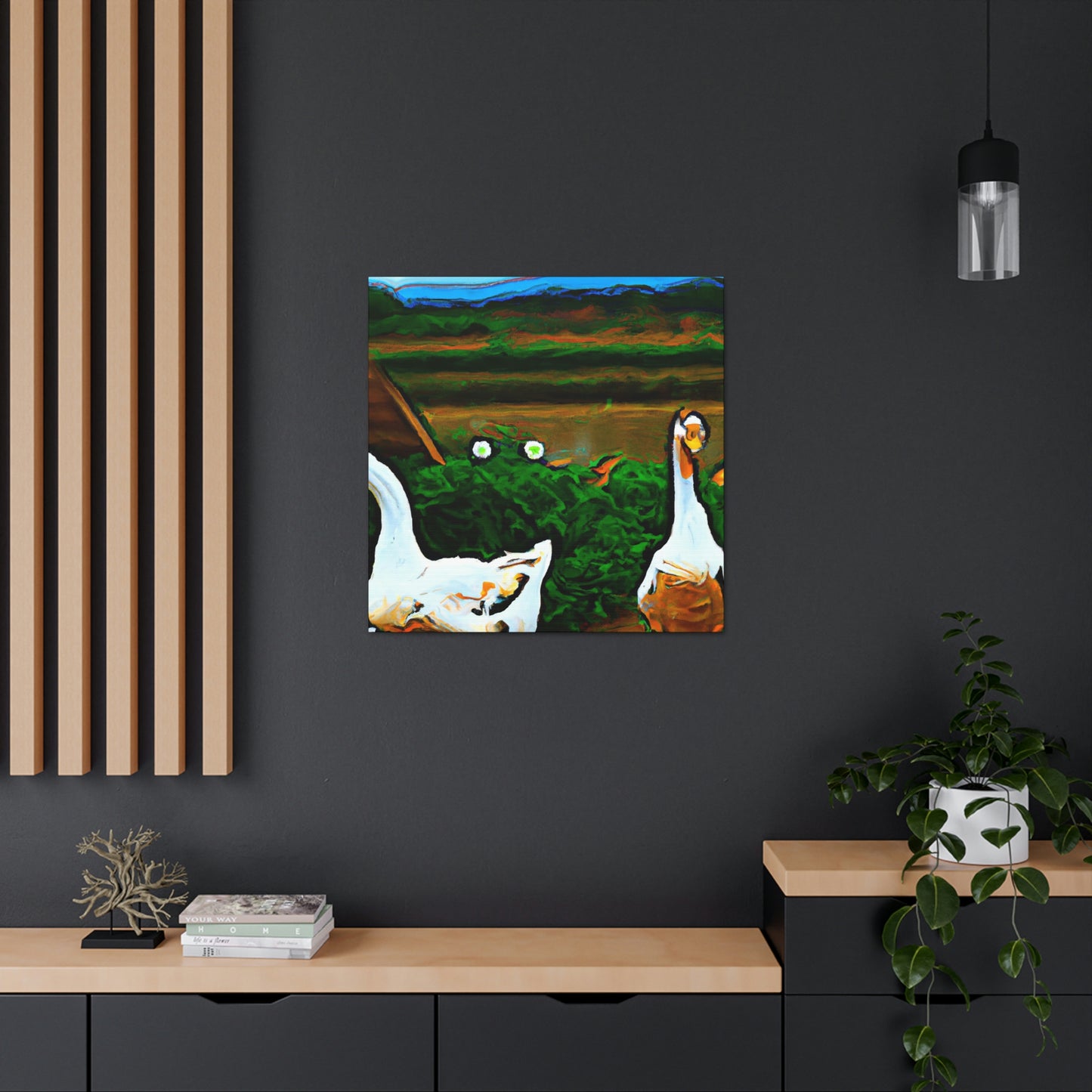 "Goose and Grandeur" - Canvas