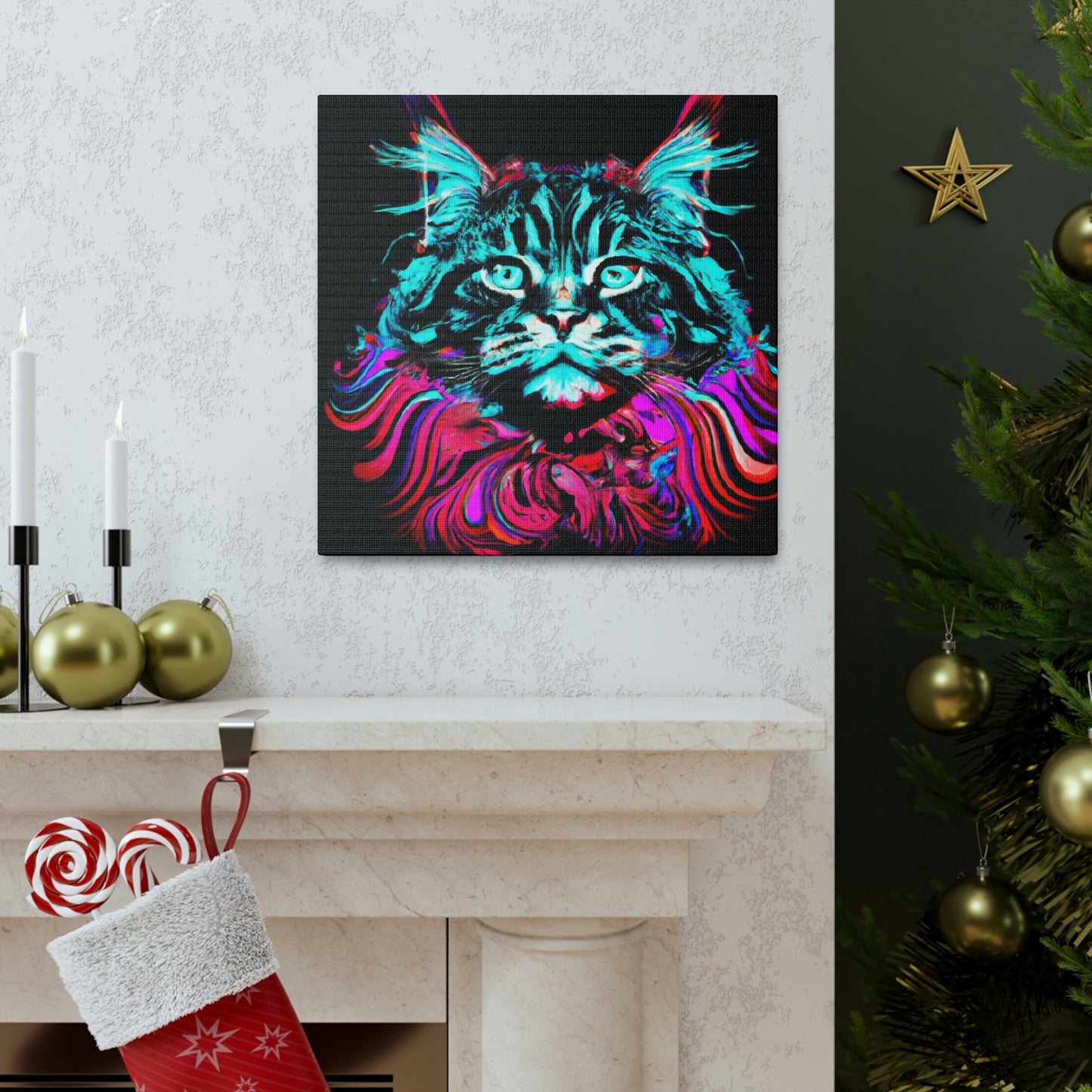 Maine Coon Majestic - Canvas