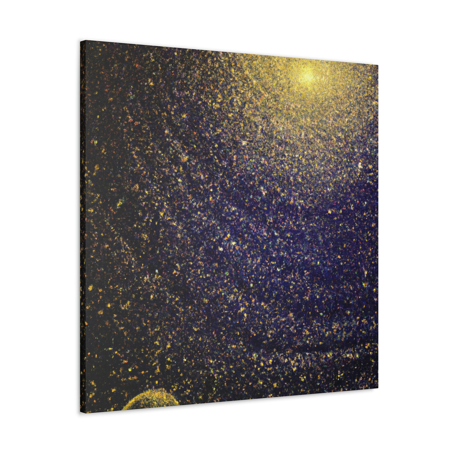 Galaxy in Pointillism - Canvas