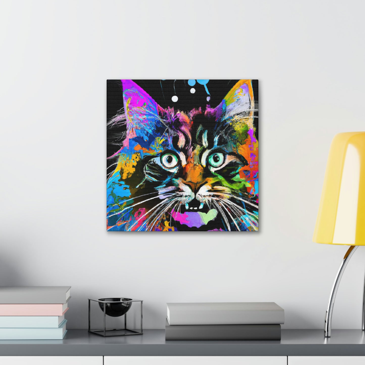 "Maine Coon Pop Art" - Canvas